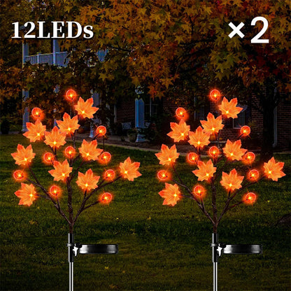 👻Waterproof Halloween Pumpkin Solar Branch Lights
