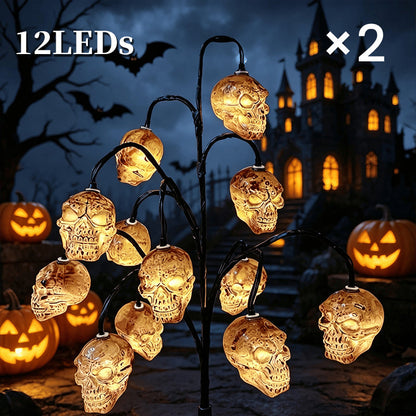 👻Waterproof Halloween Pumpkin Solar Branch Lights