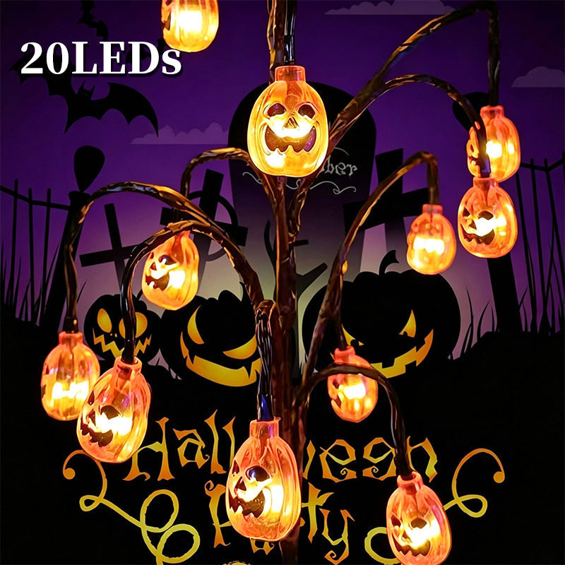 👻Waterproof Halloween Pumpkin Solar Branch Lights
