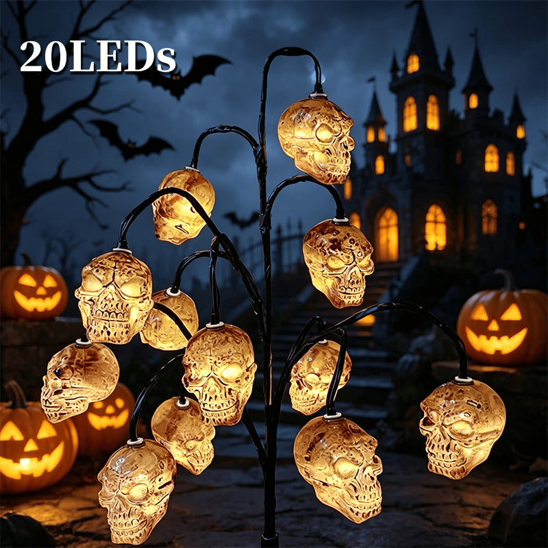 👻Waterproof Halloween Pumpkin Solar Branch Lights
