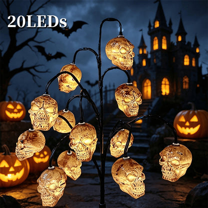 👻Waterproof Halloween Pumpkin Solar Branch Lights