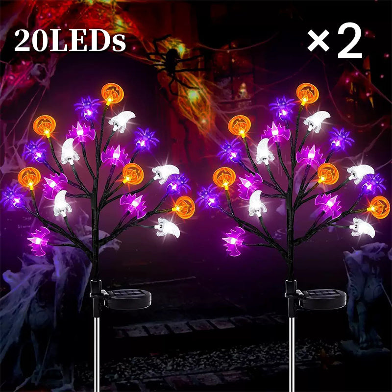 👻Waterproof Halloween Pumpkin Solar Branch Lights