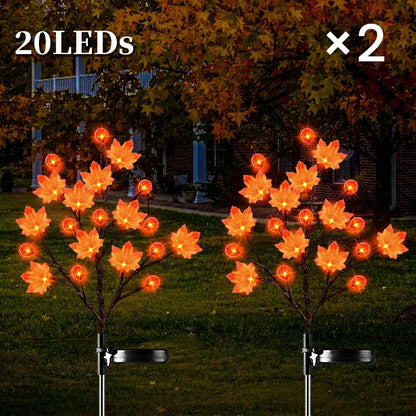 👻Waterproof Halloween Pumpkin Solar Branch Lights