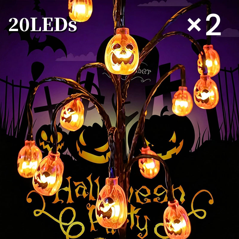 👻Waterproof Halloween Pumpkin Solar Branch Lights
