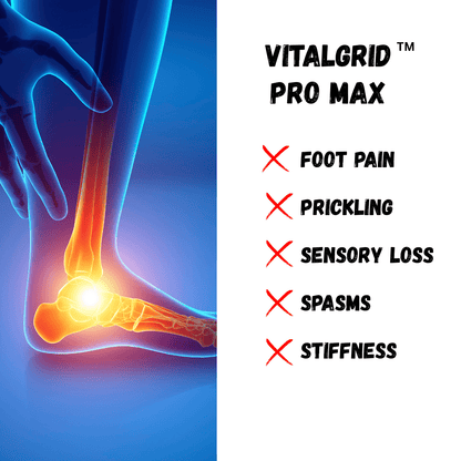 VitalGrid Pro Max: Instant Neuropathy Relief - Walk Without Burning, Tingling or Numbness
